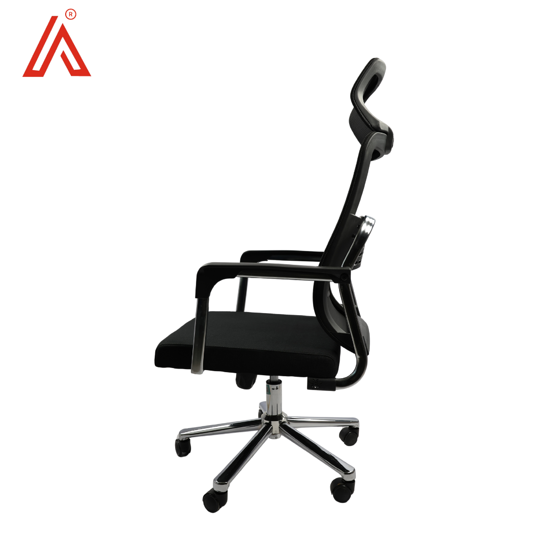Adhunika Black High Back And Net Back Office Chair - Assembly: No Assembly Required