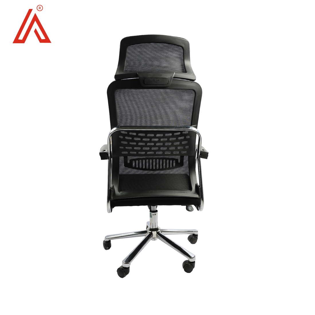 Adhunika Black High Back And Net Back Office Chair - Assembly: No Assembly Required