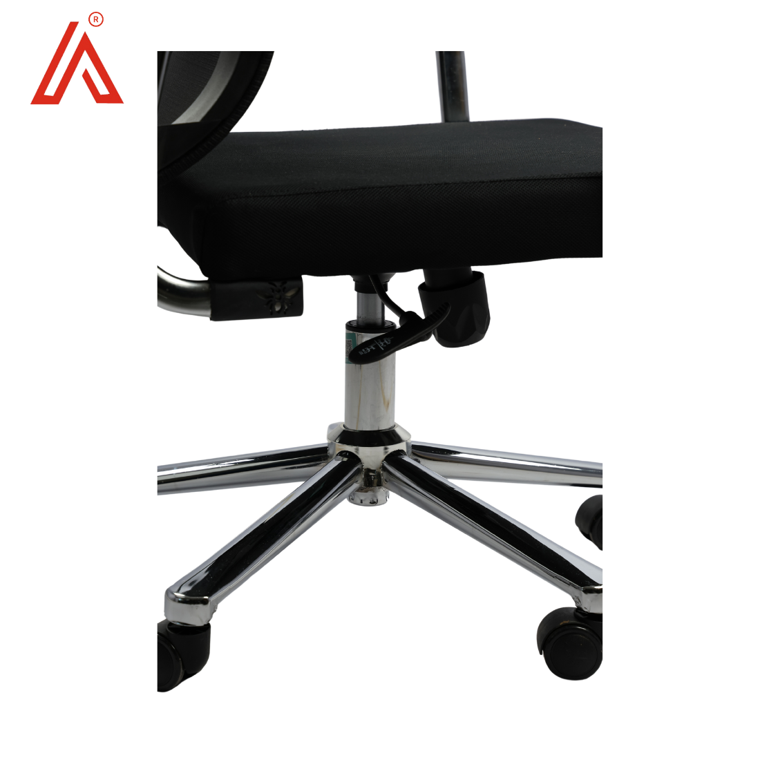 Adhunika Black High Back And Net Back Office Chair - Assembly: No Assembly Required