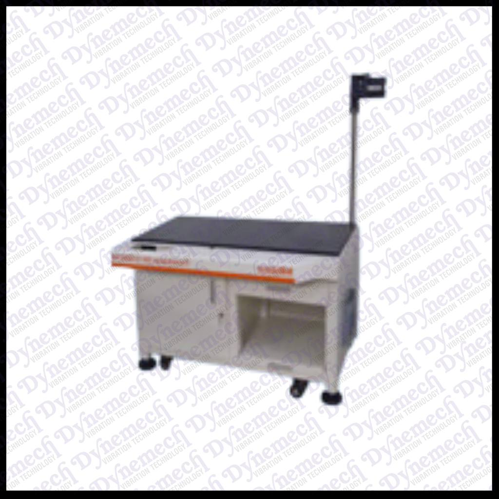 Granite Anti-vibrating Table - L 1200 X B 600 X T 50 Mm, Swiveling Bracket For Monitor, Front Keyboard Panel With Joystick Pocket