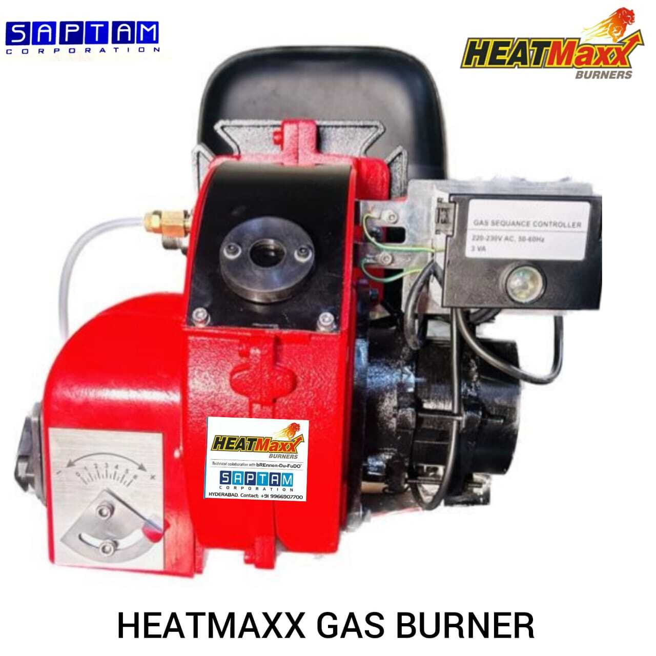 Heatmax Burner - Color: Red And Black