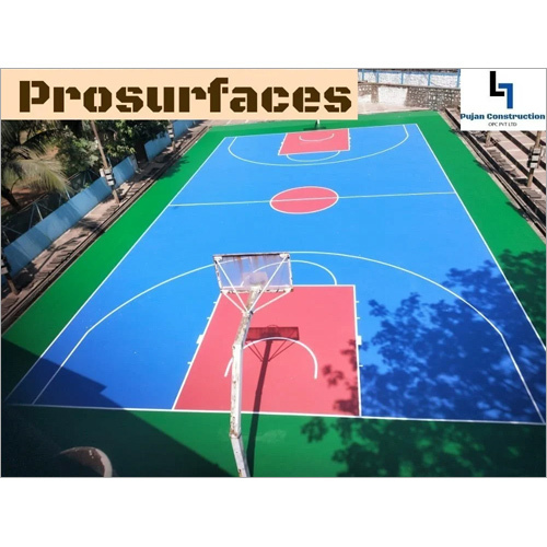 Basketball Court Flooring Service - Durable Polypropylene Material , Customizable Sizes and Colors for Optimal Performance
