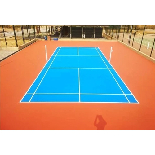 Tennis Court Flooring Service - Durable Polyurethane Material | Weather-Resistant, High-Traction Surface, Custom Color Options