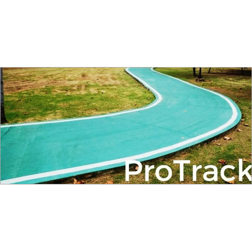 Jogging Track Flooring Service - EPDM Material, 15mm Thickness, Sky Blue Matte | Shock Absorption, UV Resistant, Custom Colors, Professional Installation