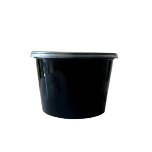 750ml गोल डिस्पोजेबल PET खाद्य कंटेनर