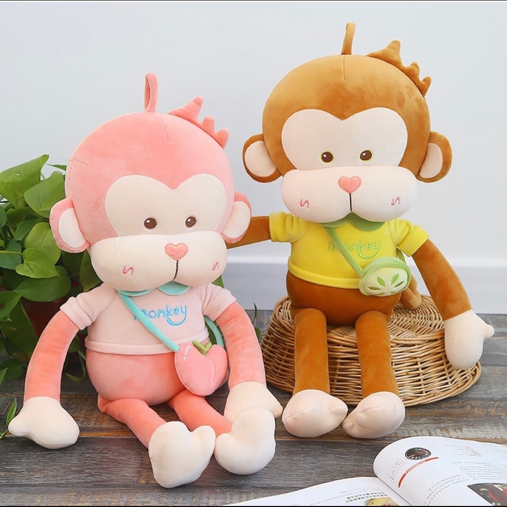Monkey Soft Toys - Color: Multicolor