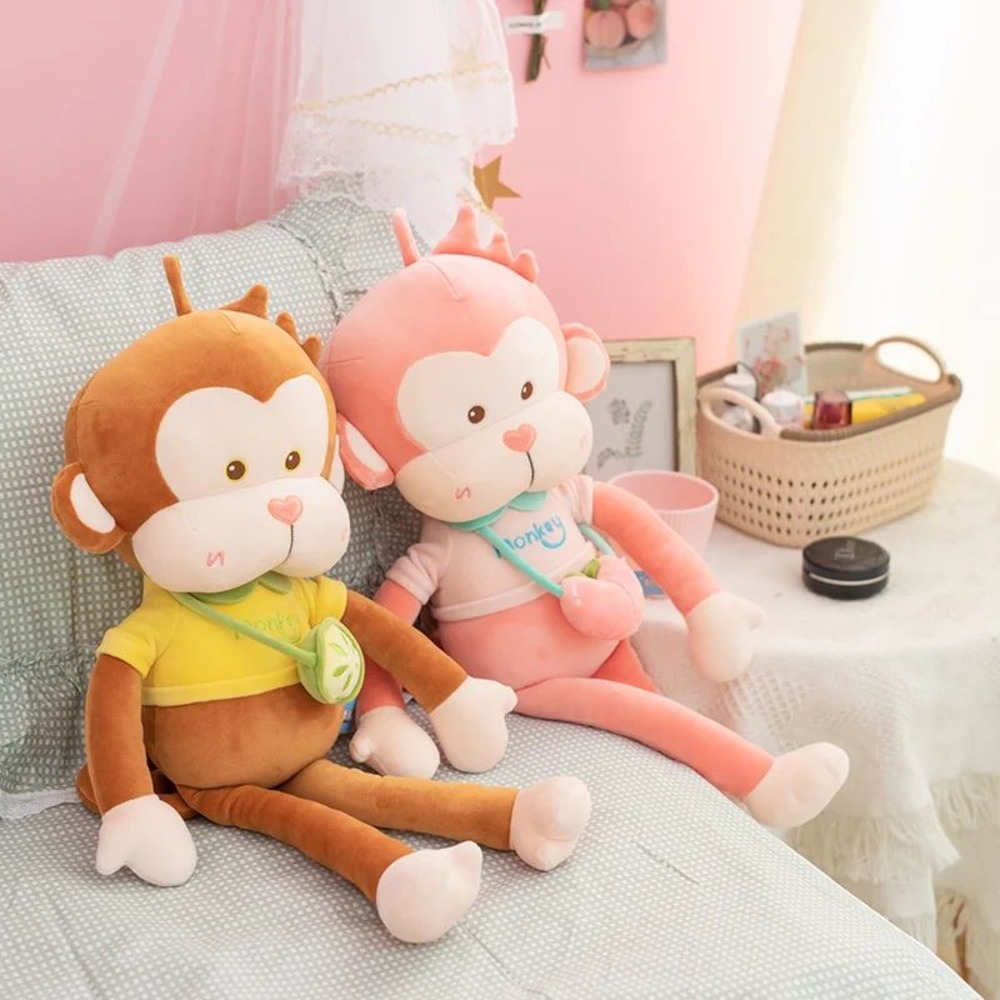 Monkey Soft Toys - Color: Multicolor