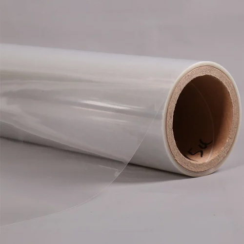 Transparent Polyester Film Roll - PVC Material, Rigid Design, Opaque Finish | Embossed Texture, Durable for Packaging & Lamination