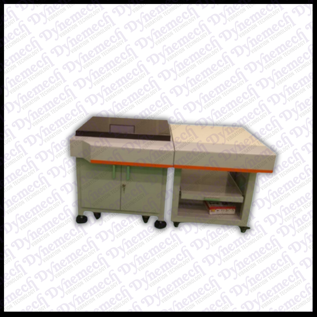 Granite Anti-vibrating Table - Iron & Steel, 750x600x30 Mm | Adjustable Dlp3 Av Disc, 3-wheel Setup, Laser-cut Joystick Pocket