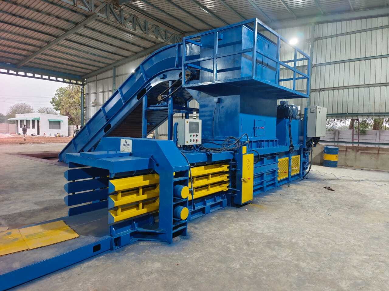Horizontal Paper Baling Machine Industrial