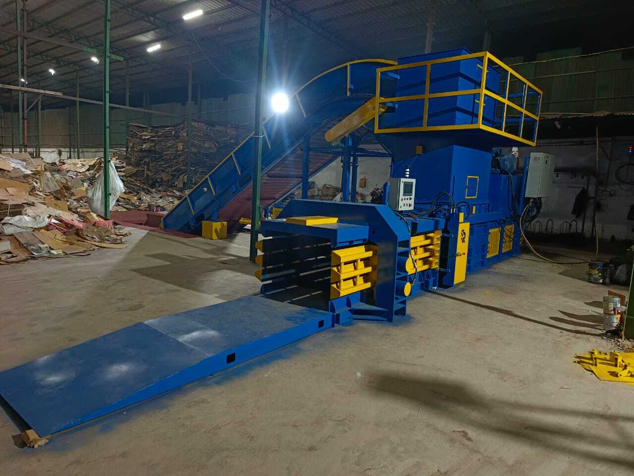 Horizontal Paper Baling Machine Industrial
