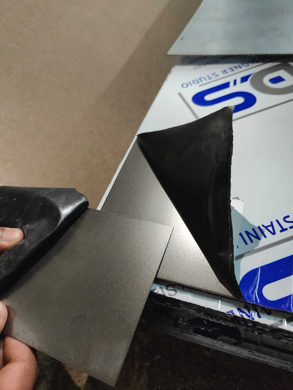 Black Beadblast Finish Ss Pvd Sheets By Sds