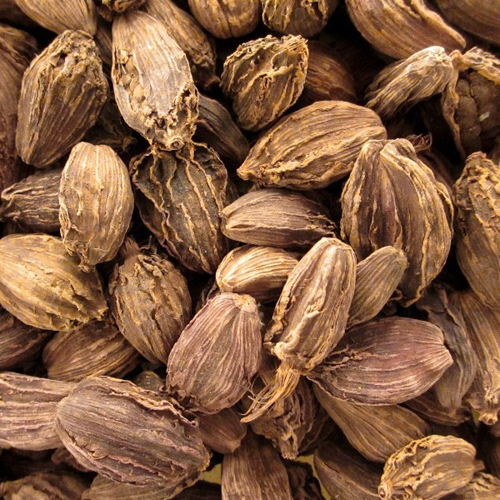 Black Cardamom - Premium Quality Spice with Intense Smoky Flavor | Deep Black Pods, Shelf Life Up to 24 Months, Available in Various Weights