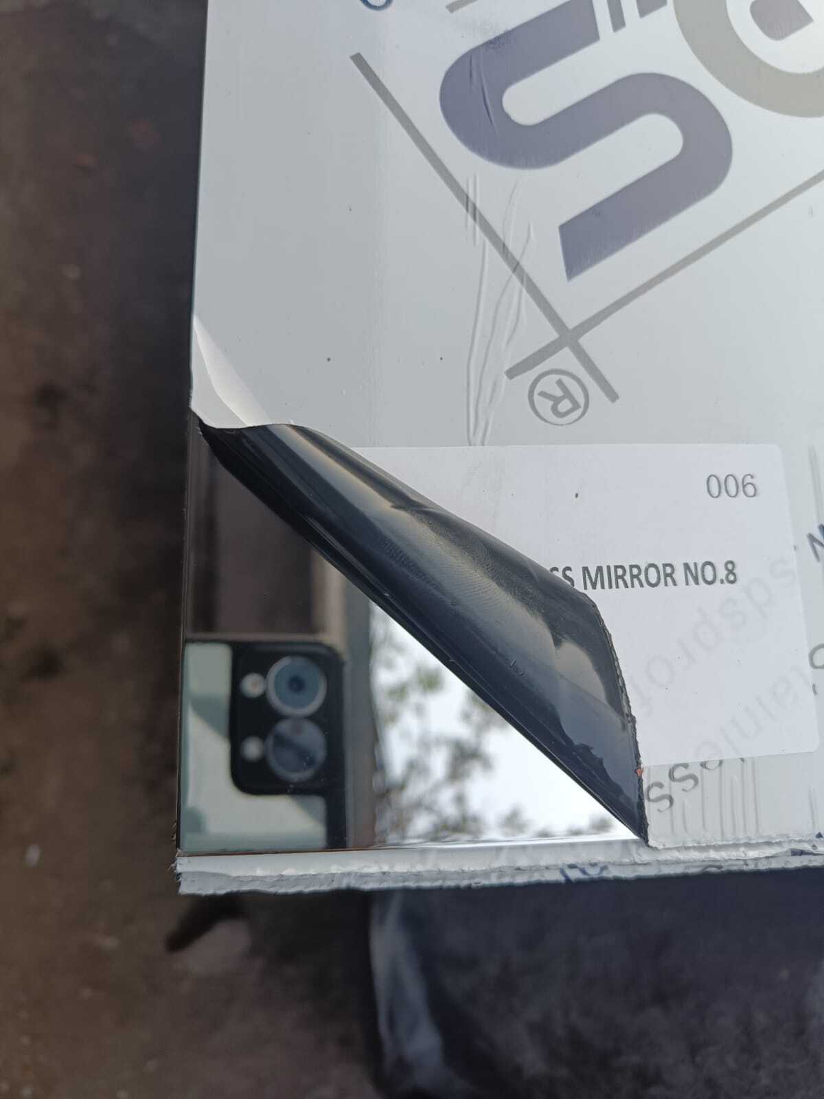 Stainless Steel Etching Silver Mirror Sheet By Sds