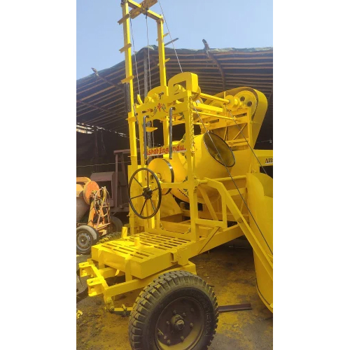 Concrete Mixer With Lift And Mechanical Hopper Capacity: 500-1000 Liter/Day