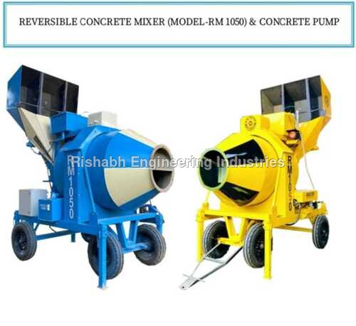 Reversible Concrete Mixer Machine Capacity: 1000 Liter/Day