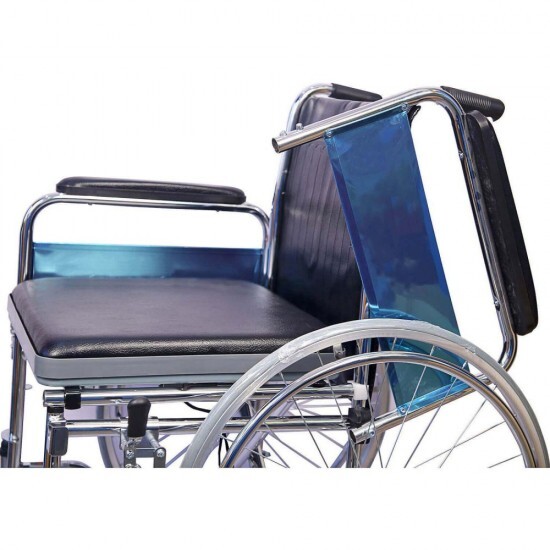 Wheel Chair Commode - Backrest Height: 14 Inch (In)