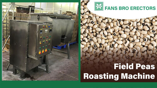 Field Peas Roasting Machine - Capacity: 50 Ltrs To 10