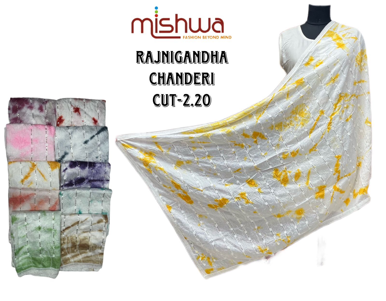 Rajnigandha Chanderi Dupatta
