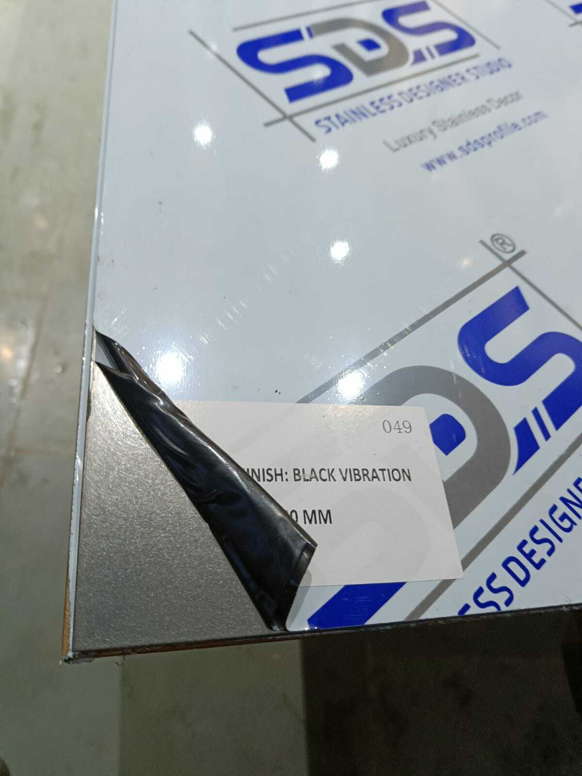 Black Vibration Finish Ss Pvd Sheet By Sds