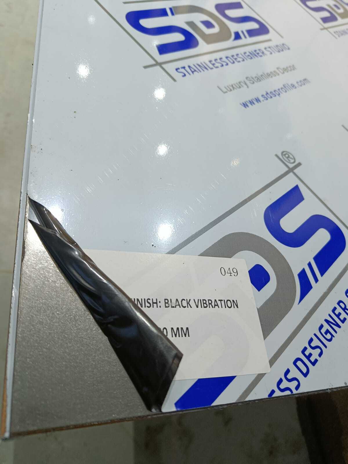 Black Vibration Finish Ss Pvd Sheet By Sds