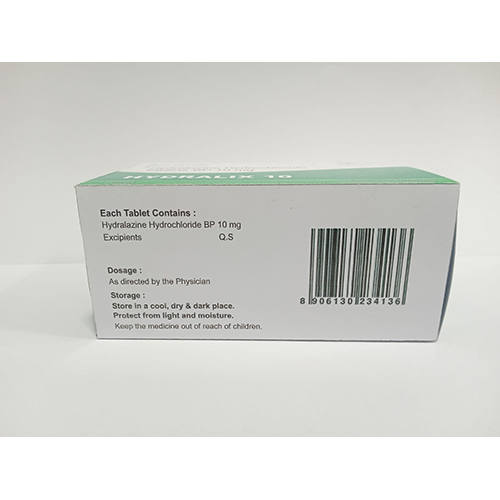 Hydralix 10 Tablet General Medicines