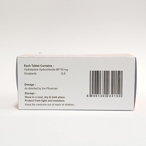 Hydralazine 50mg - Drug Type: General Medicines