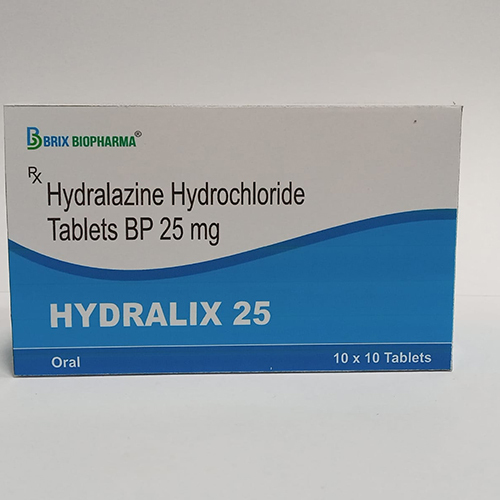 Hydralazine 25mg - Drug Type: General Medicines