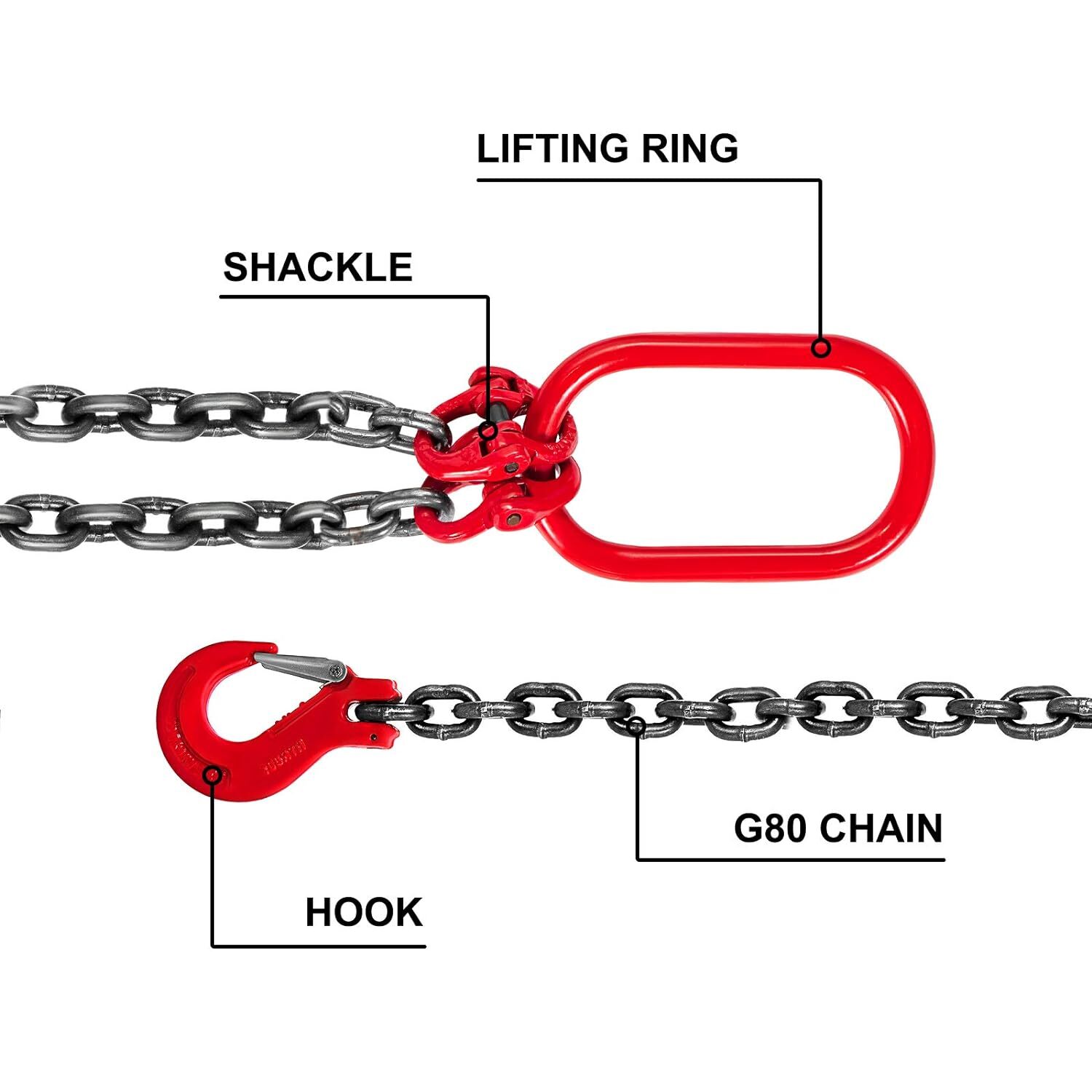 Strong Chain Slings 2 Legged