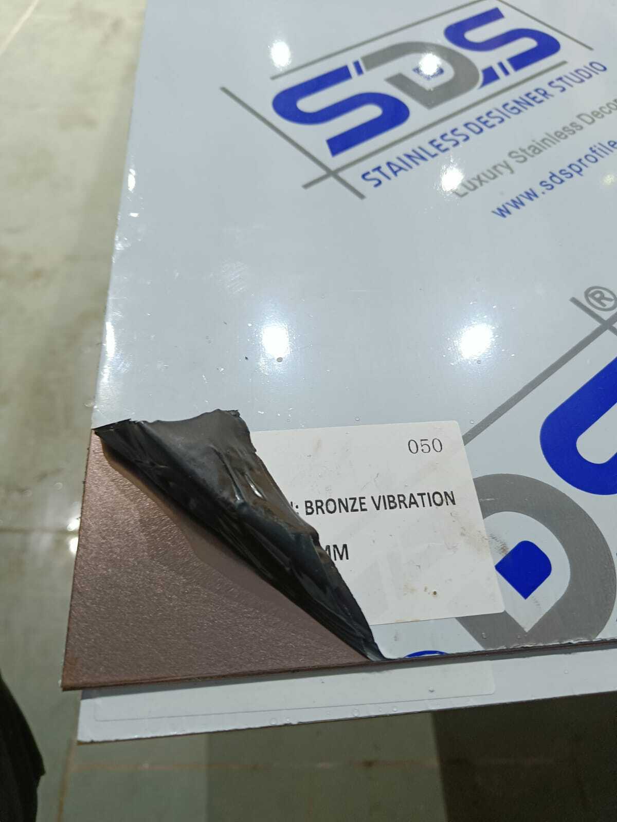 Bronze Vibration Finish Ss Pvd Sheets By Sds