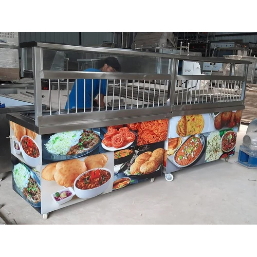 Silver Catering Display Counters
