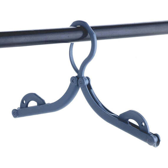 Portable Foldable Multicolor Plastic Hangers (1pc) (1432)