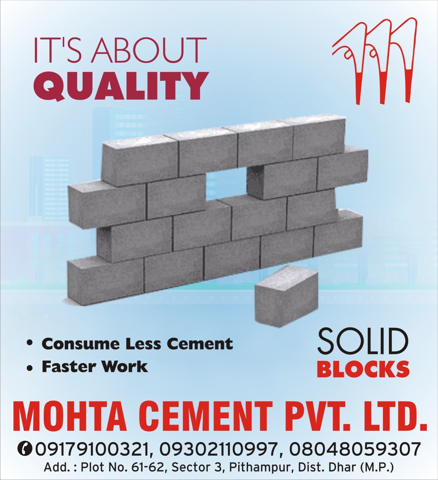 Solid Block - Durable Composite Material | High-strength, Multi-purpose Usage, Versatile Applications