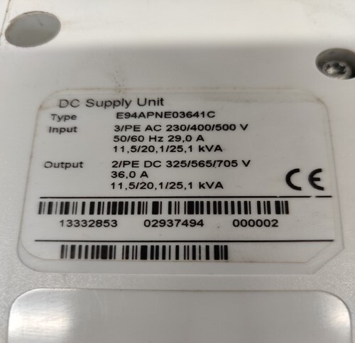 Lenze E94apne03641c Dc Supply Unit