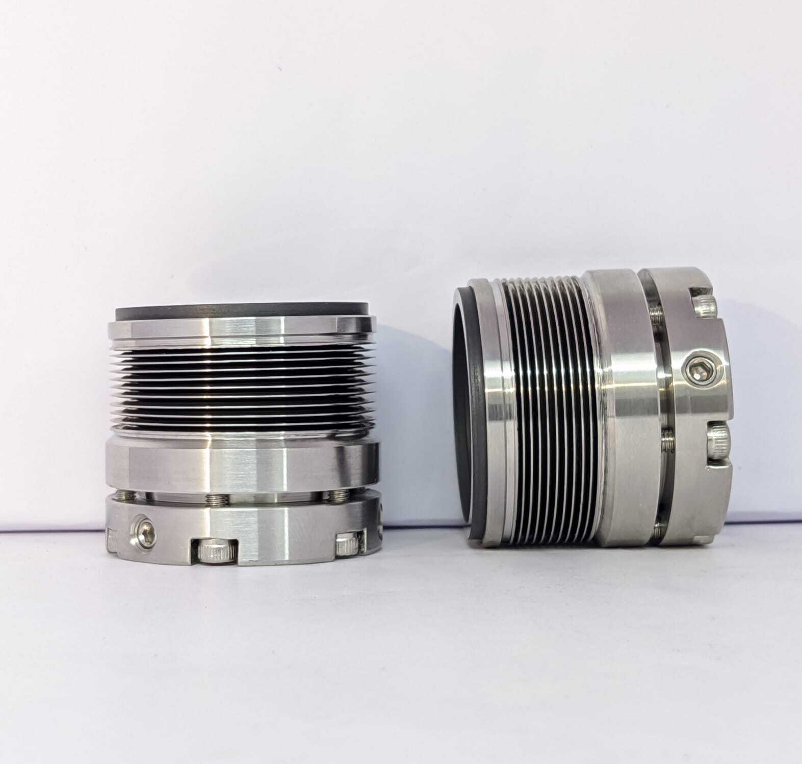 Metal Bellow Seal - Stainless Steel, Round, Gray | Flexible Design For Industrial Applications, Temperature Resistant -50 To +350â°c