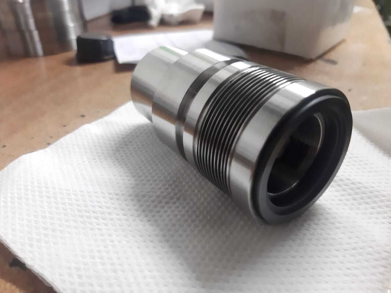 Metal Bellow Seal - Stainless Steel, Round, Gray | Flexible Design For Industrial Applications, Temperature Resistant -50 To +350â°c