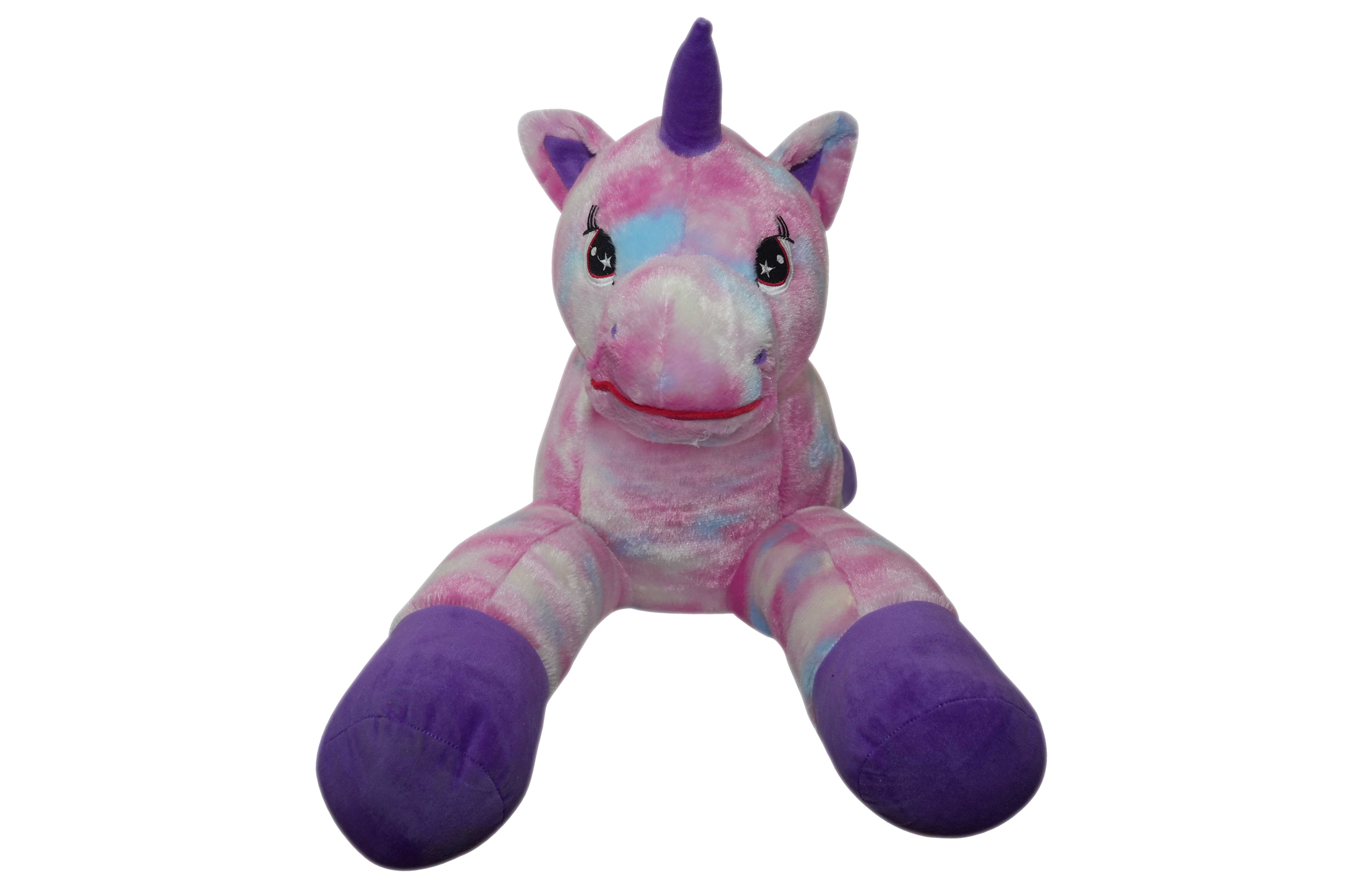 Rainbow Unicorn - Plush Material, Soft And Huggable Design | Child-friendly, Comforting For Playtime And Bedtime