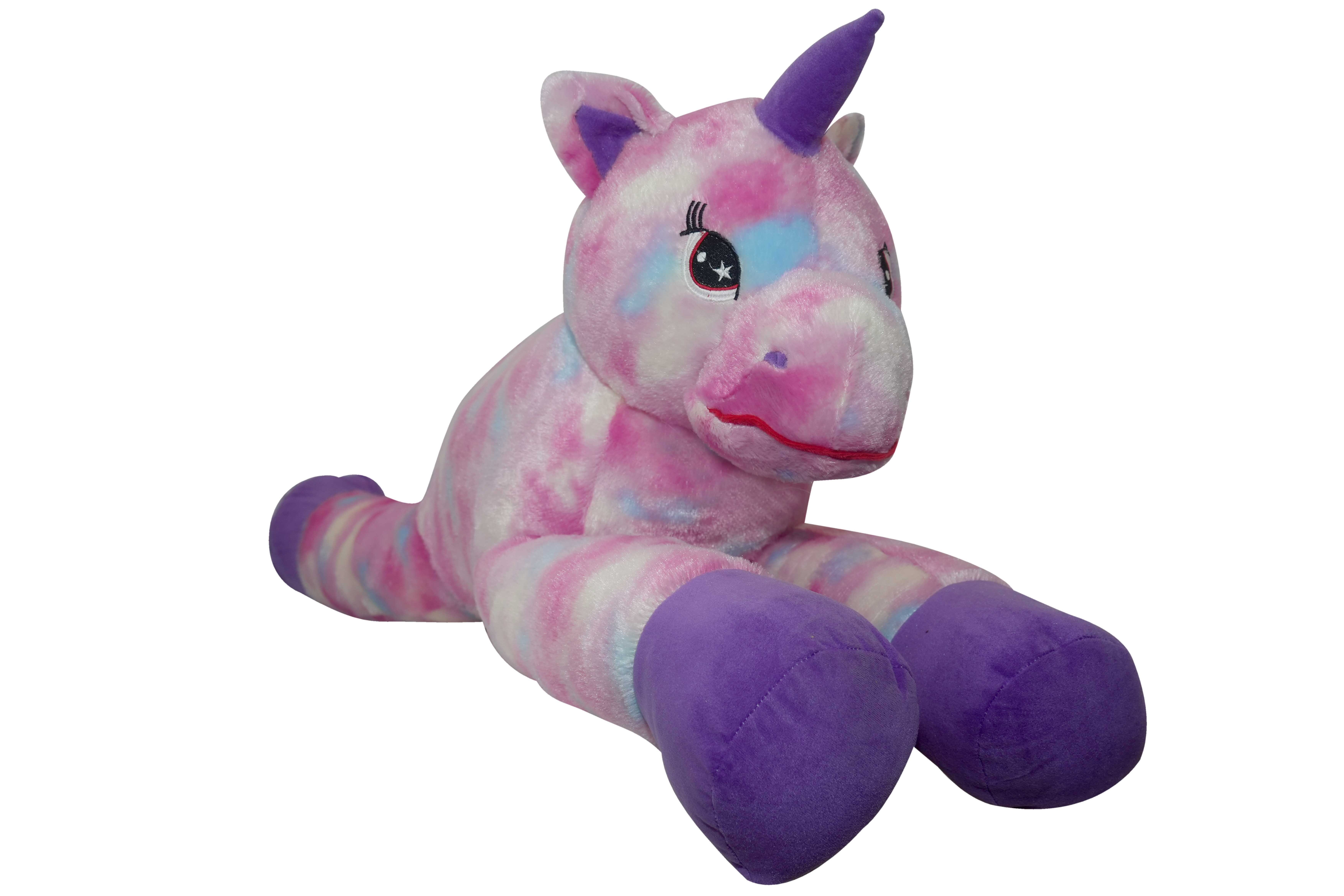 Rainbow Unicorn - Plush Material, Soft And Huggable Design | Child-friendly, Comforting For Playtime And Bedtime