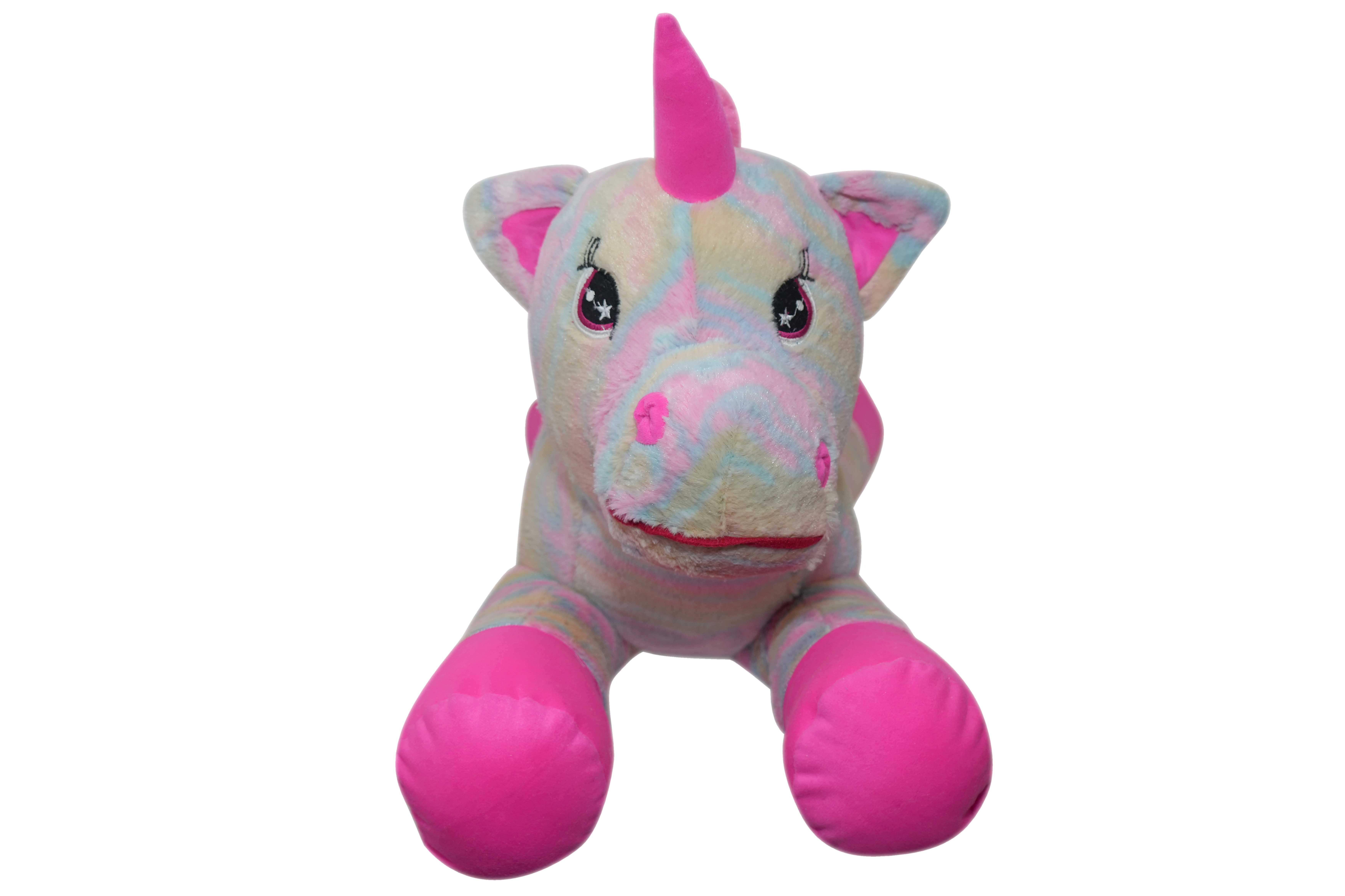 Rainbow Unicorn - Plush Material, Soft And Huggable Design | Child-friendly, Comforting For Playtime And Bedtime