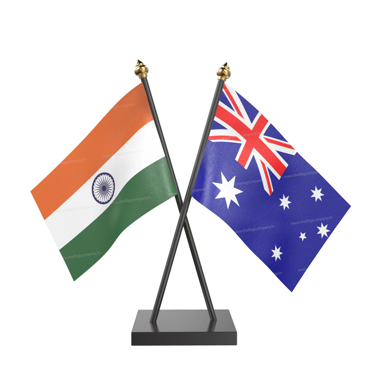 Cross Table Flag - Flagpole Material: Plastic