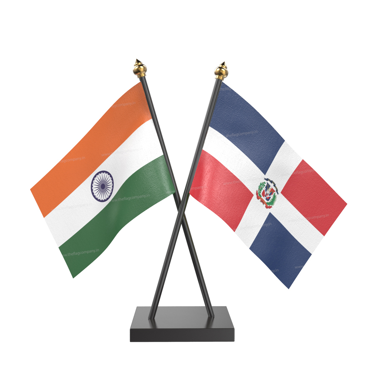 Cross Table Flag - Flagpole Material: Plastic
