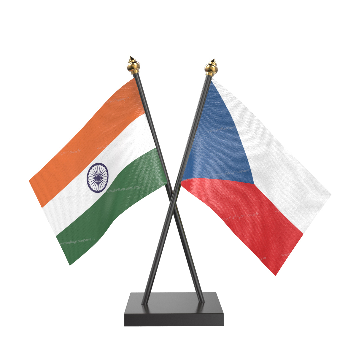 Cross Table Flag - Flagpole Material: Plastic