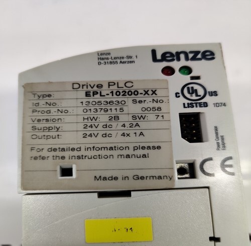 Lenze Epl-10200-xx Operator Module - Compact Design, User-friendly Interface | Optimized For Efficient Control And Monitoring Of Automation Systems