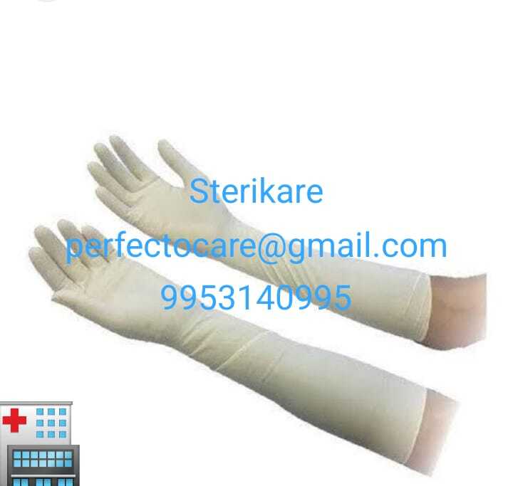 Chlorinated Elbow Length Gloves Application: Direct Apply