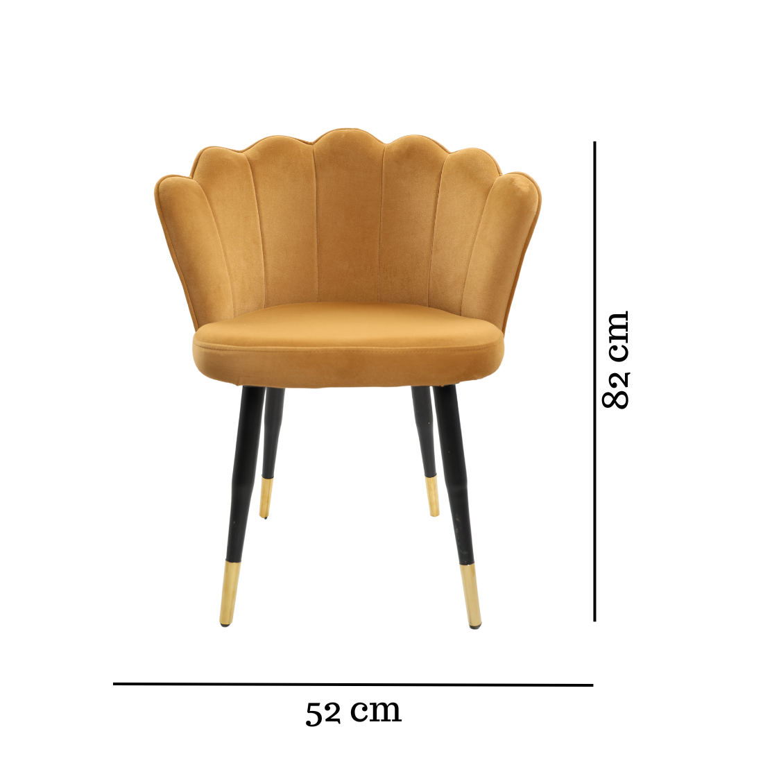Adhunika Cafe Furniture Chair -Yellow