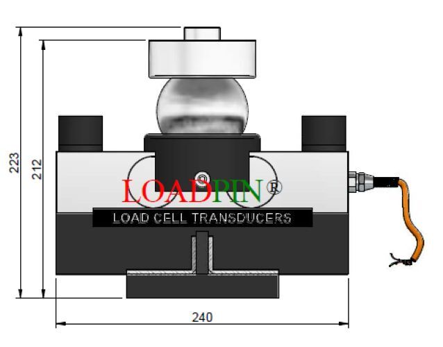 Weighing Ball Type Load Cell 30t - Accuracy: 0.5 %
