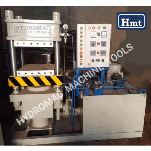 Silver 4 Pillar Type Rubber Moulding Machine
