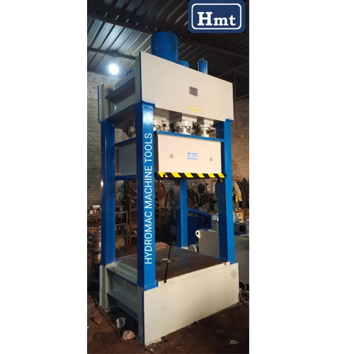 Silver And Blue 500 Tons Hydraulic Press Machine
