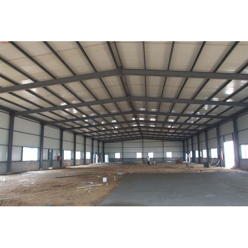 Pre Fabricated Factory - Pu Panels, Steel Roof With Various Colors | Durable Pvc Doors, Concrete Floor For Warehouse And Workshop Use