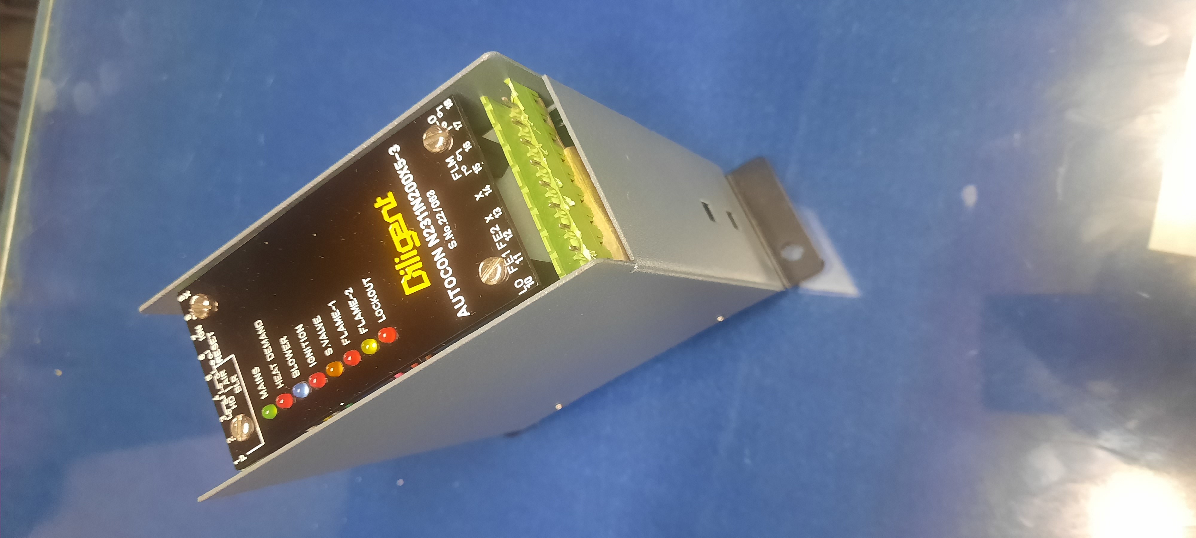 Black And Blue Digital Burner Controller